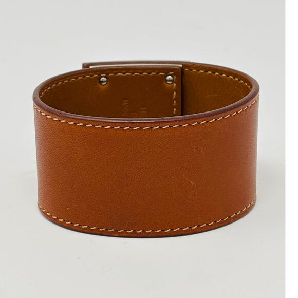 Hermes Kelly Dog Wrap Bracelet Brown Leather - Picture 3 of 8